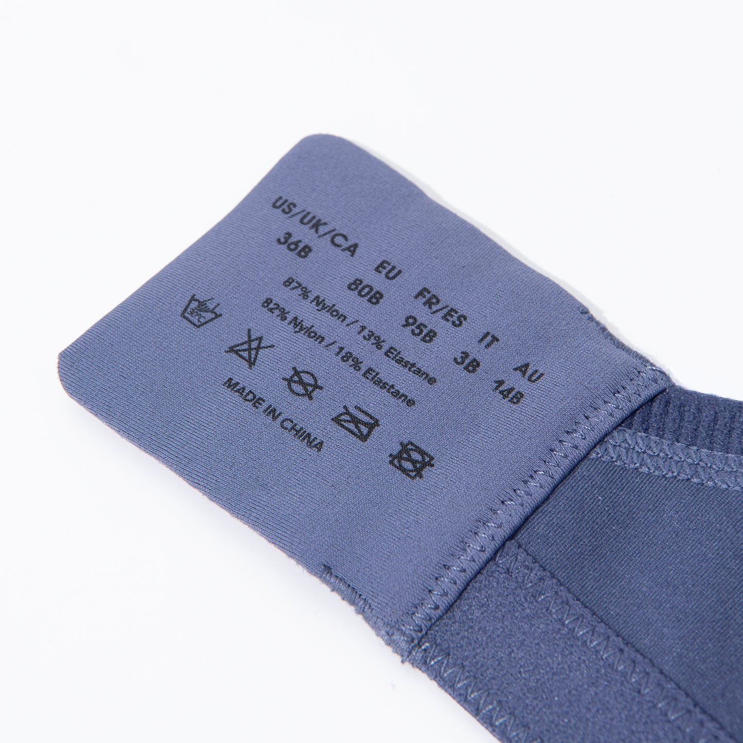 Deyllo Women's Full Coverage Comfort Wire Free Minimizer Support Bra Non Padded Grey Blue