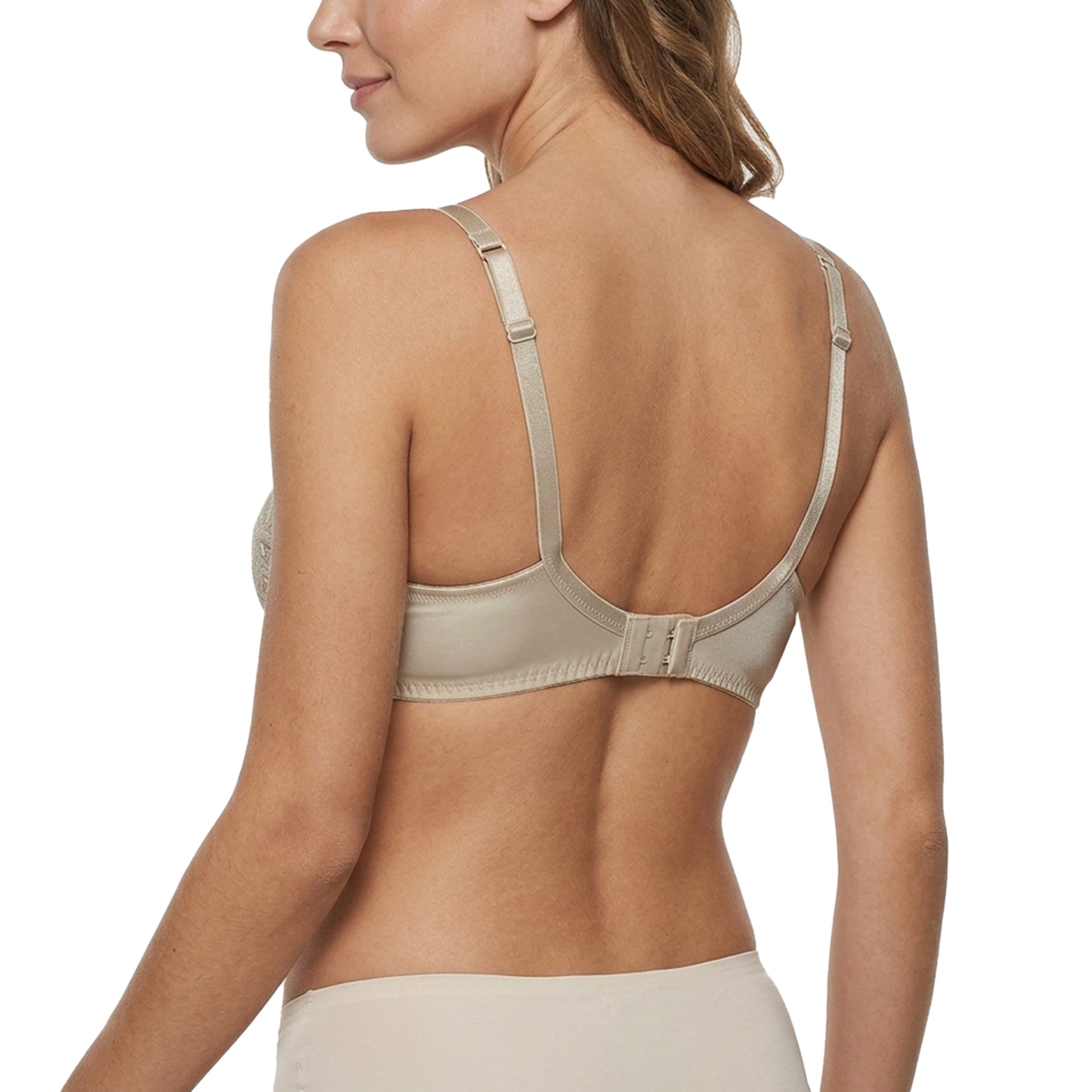 Wingslove Women’s Sexy Lace Bra Underwire Non Padded Full Coverage Unlined Plus Size Bralette,Elephant Gray