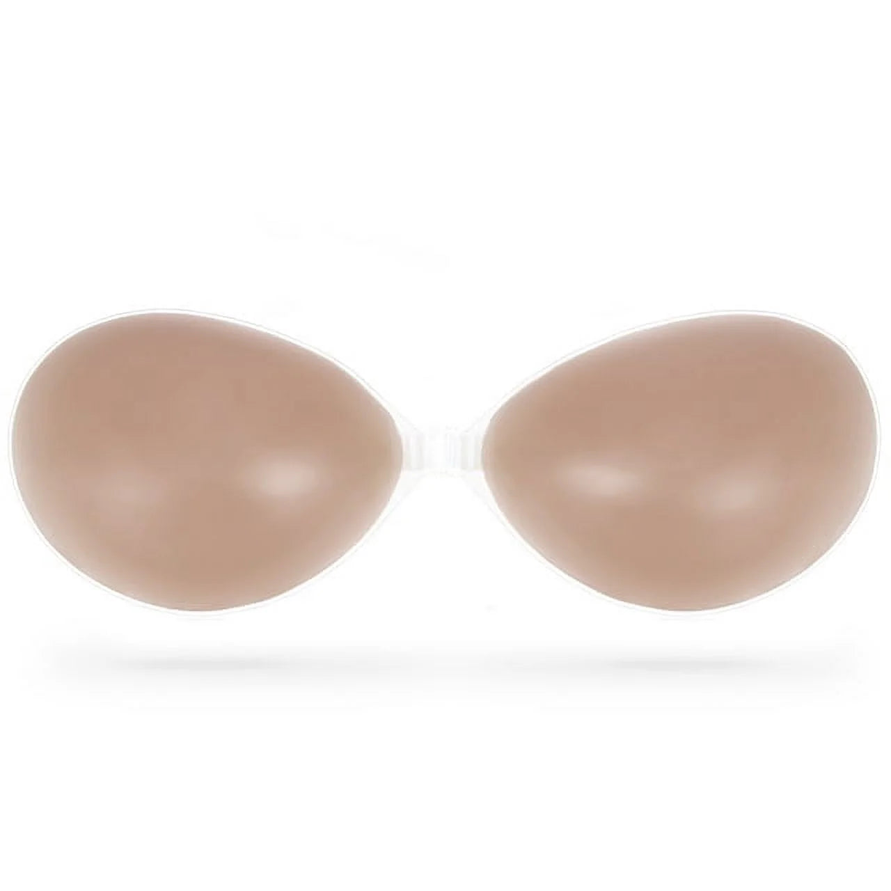 Wingslove Women's Adhesive Bra Reusable Strapless Self Silicone Push-up Invisible Sticky Bras for Backless Dress, Coco